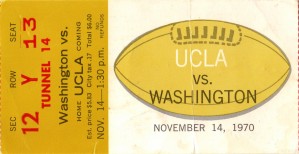1970 Washington Huskies vs. UCLA Bruins
